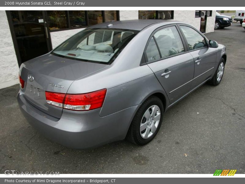 Steel Gray / Gray 2008 Hyundai Sonata GLS