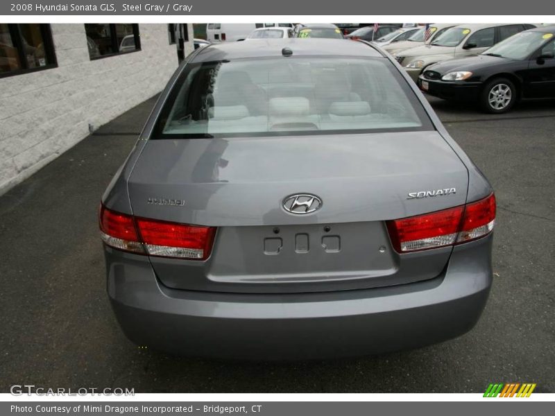 Steel Gray / Gray 2008 Hyundai Sonata GLS