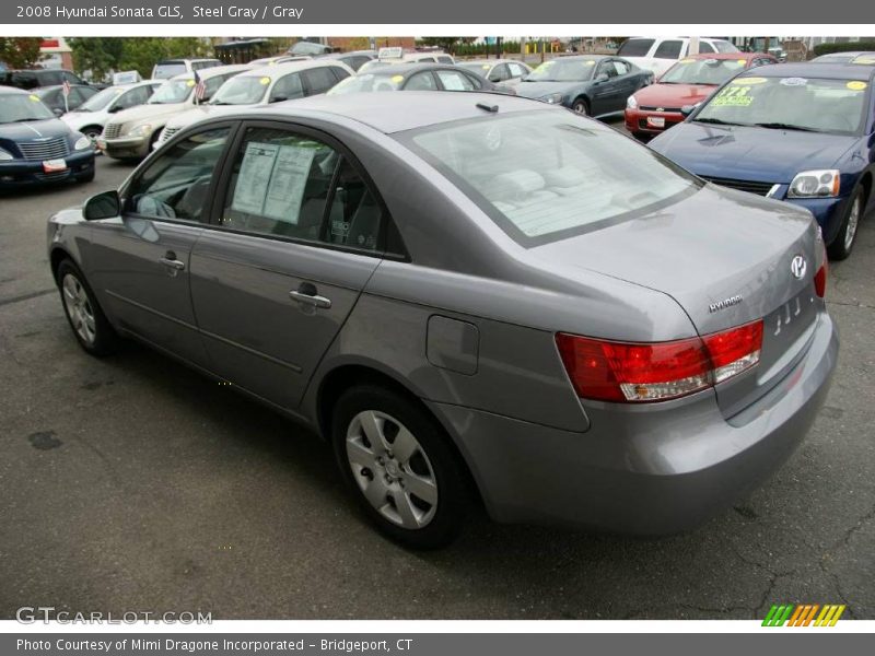 Steel Gray / Gray 2008 Hyundai Sonata GLS