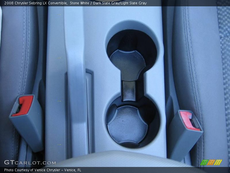 Stone White / Dark Slate Gray/Light Slate Gray 2008 Chrysler Sebring LX Convertible