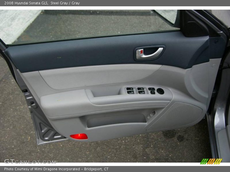 Steel Gray / Gray 2008 Hyundai Sonata GLS