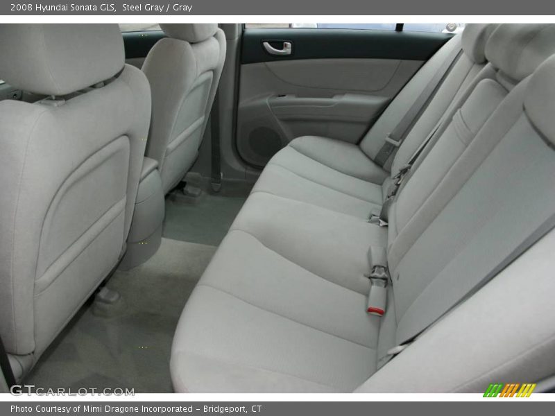 Steel Gray / Gray 2008 Hyundai Sonata GLS