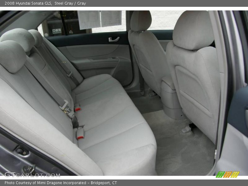Steel Gray / Gray 2008 Hyundai Sonata GLS