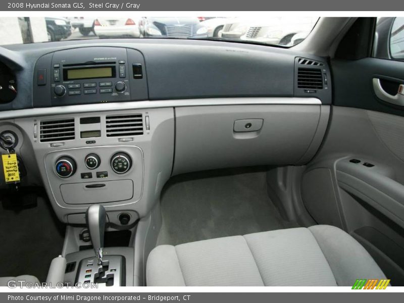 Steel Gray / Gray 2008 Hyundai Sonata GLS