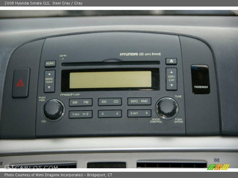 Steel Gray / Gray 2008 Hyundai Sonata GLS