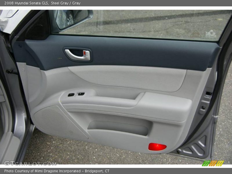 Steel Gray / Gray 2008 Hyundai Sonata GLS