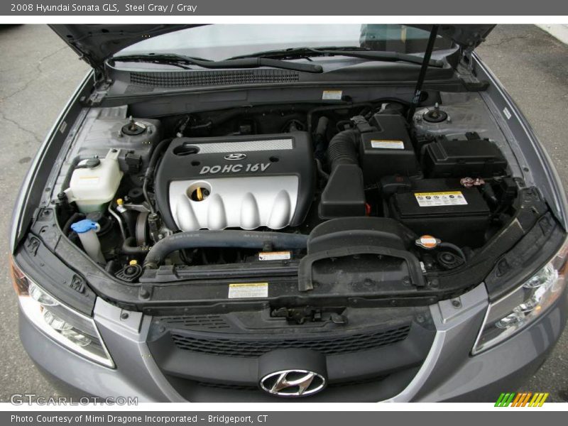 Steel Gray / Gray 2008 Hyundai Sonata GLS