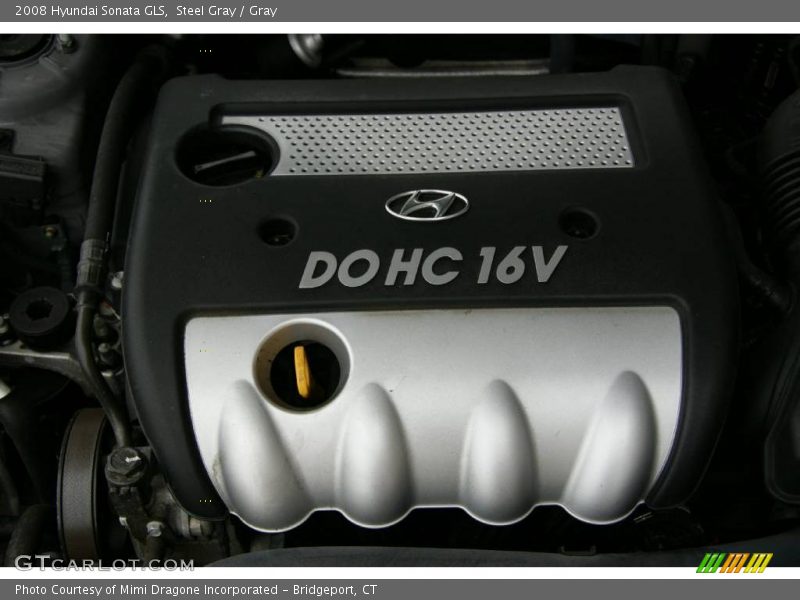 Steel Gray / Gray 2008 Hyundai Sonata GLS