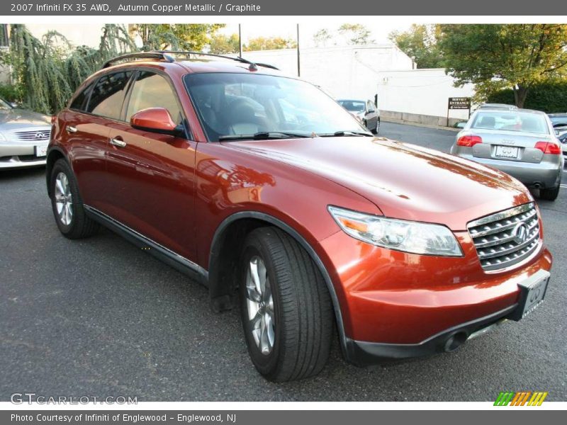 Autumn Copper Metallic / Graphite 2007 Infiniti FX 35 AWD