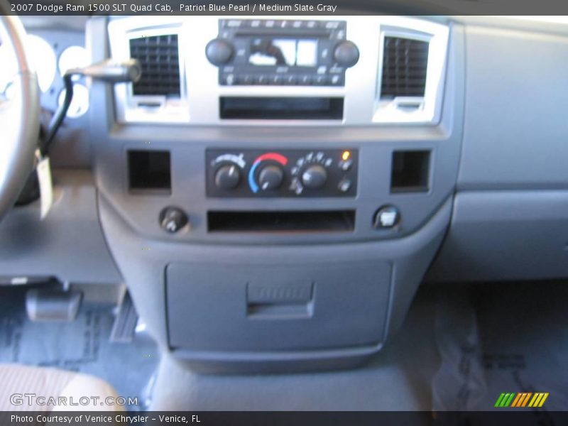 Patriot Blue Pearl / Medium Slate Gray 2007 Dodge Ram 1500 SLT Quad Cab