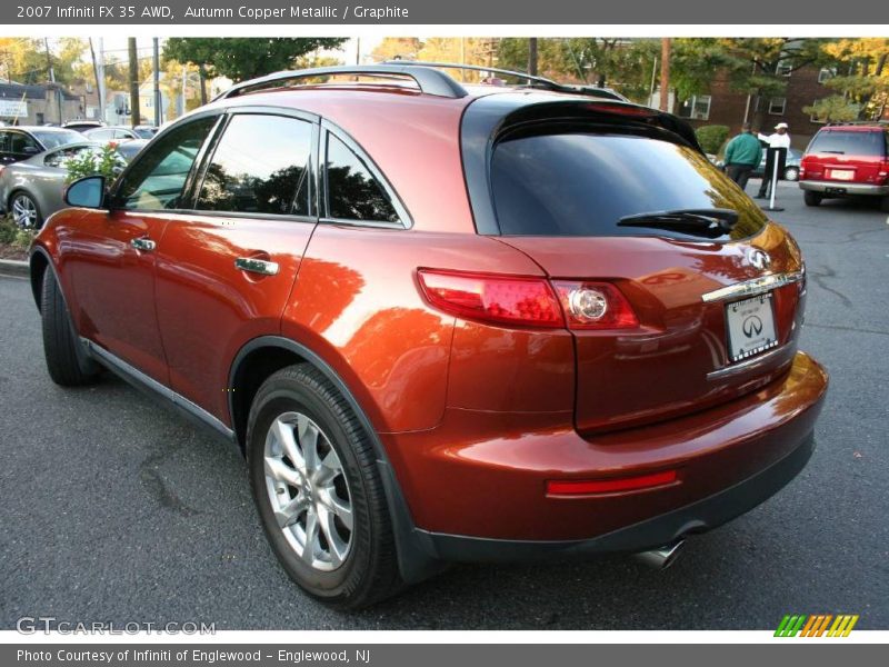 Autumn Copper Metallic / Graphite 2007 Infiniti FX 35 AWD