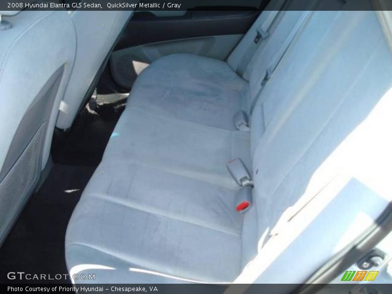 QuickSilver Metallic / Gray 2008 Hyundai Elantra GLS Sedan