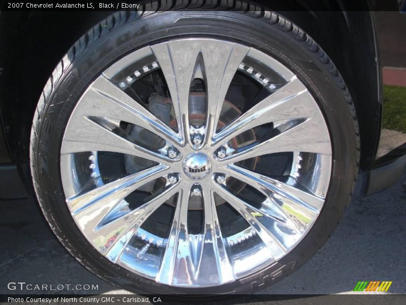 Black / Ebony 2007 Chevrolet Avalanche LS