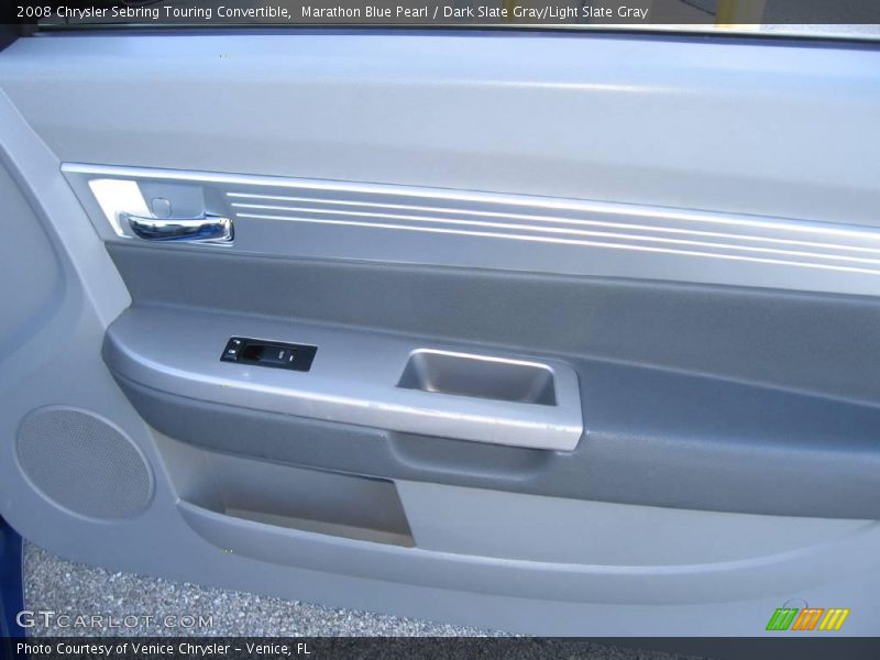 Marathon Blue Pearl / Dark Slate Gray/Light Slate Gray 2008 Chrysler Sebring Touring Convertible