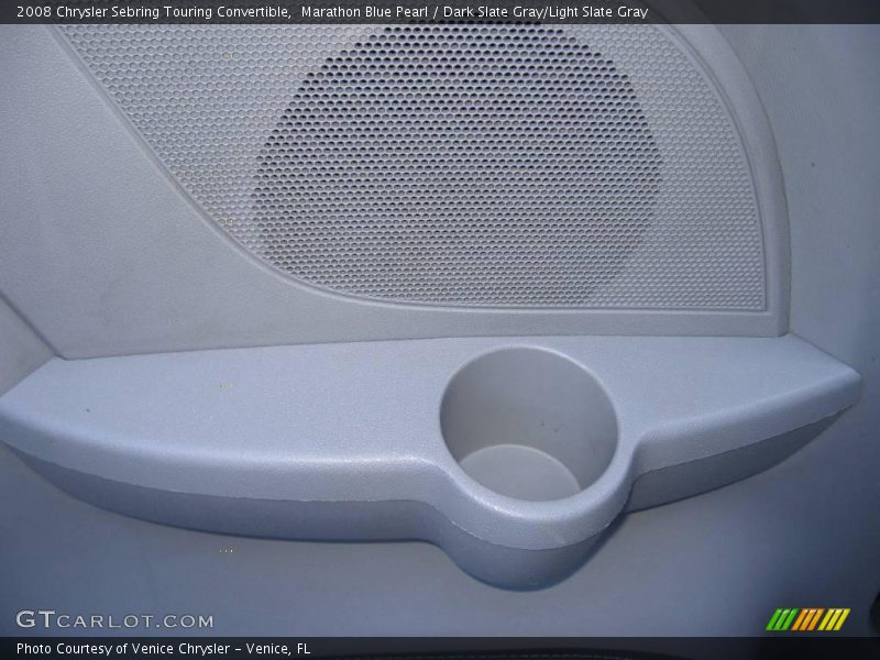 Marathon Blue Pearl / Dark Slate Gray/Light Slate Gray 2008 Chrysler Sebring Touring Convertible