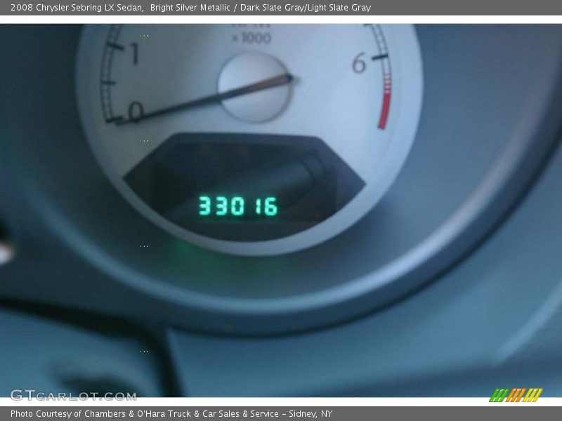 Bright Silver Metallic / Dark Slate Gray/Light Slate Gray 2008 Chrysler Sebring LX Sedan