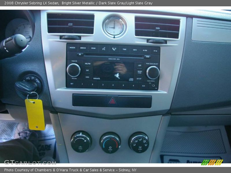 Bright Silver Metallic / Dark Slate Gray/Light Slate Gray 2008 Chrysler Sebring LX Sedan
