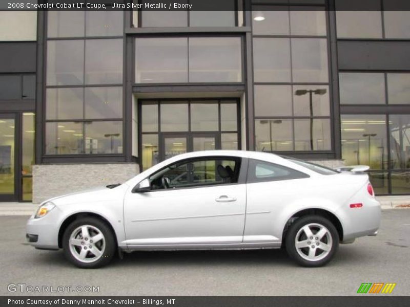Ultra Silver Metallic / Ebony 2008 Chevrolet Cobalt LT Coupe
