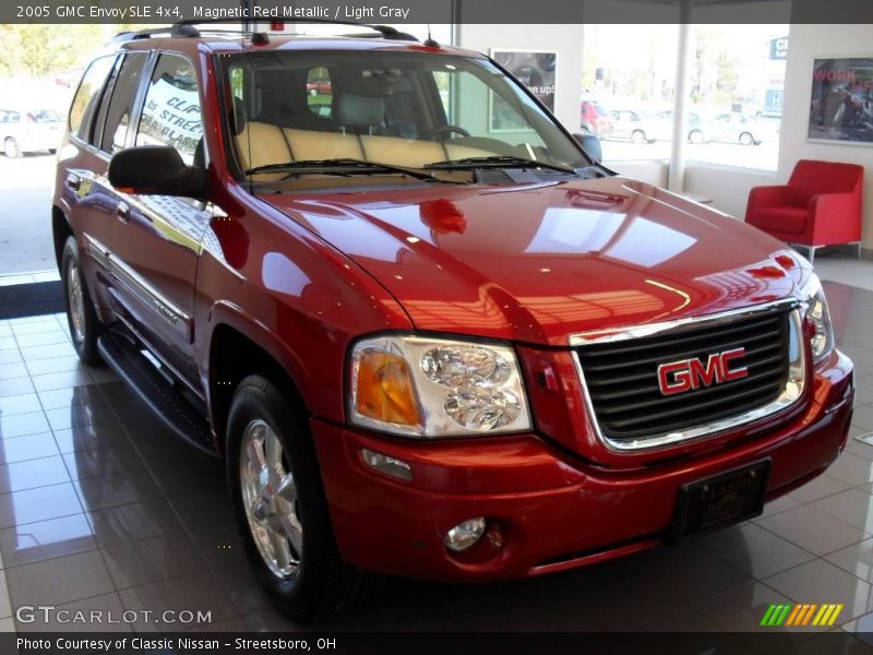 Magnetic Red Metallic / Light Gray 2005 GMC Envoy SLE 4x4