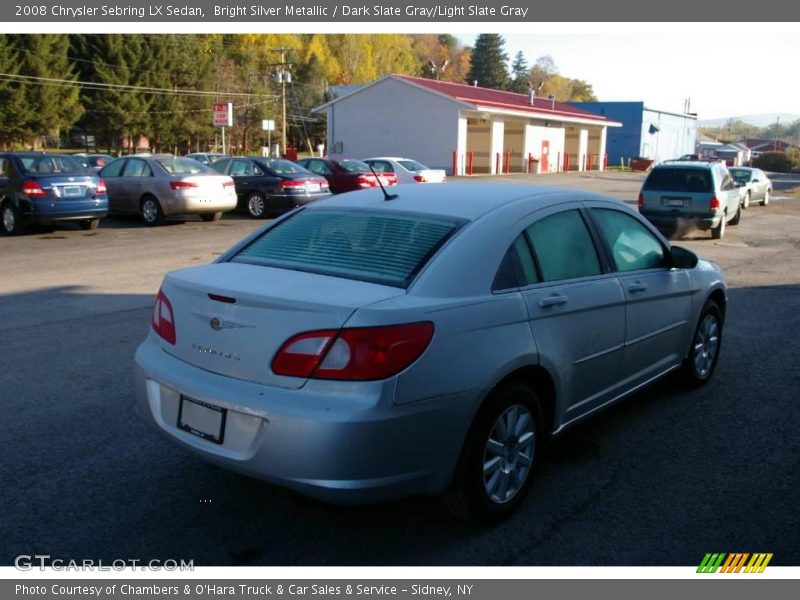 Bright Silver Metallic / Dark Slate Gray/Light Slate Gray 2008 Chrysler Sebring LX Sedan