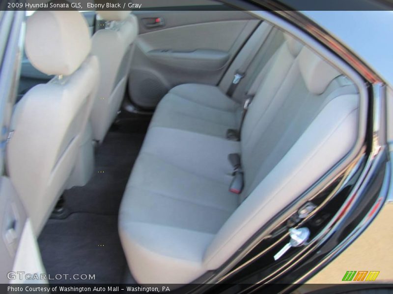 Ebony Black / Gray 2009 Hyundai Sonata GLS