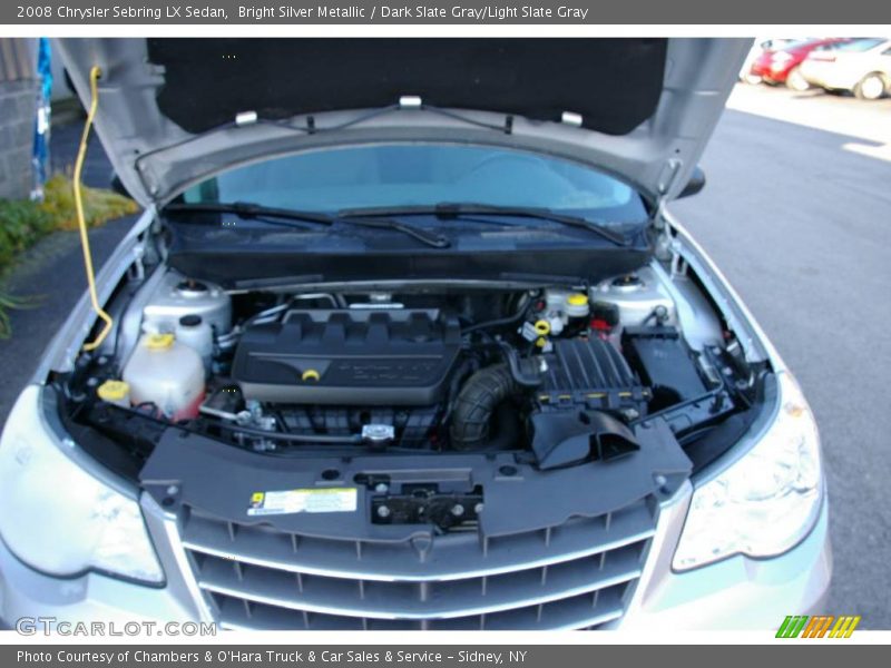 Bright Silver Metallic / Dark Slate Gray/Light Slate Gray 2008 Chrysler Sebring LX Sedan