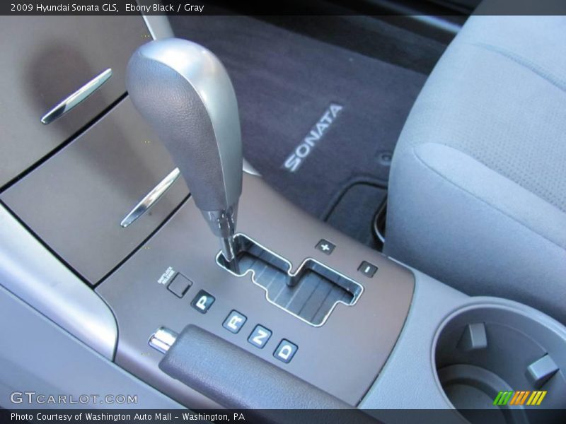 Ebony Black / Gray 2009 Hyundai Sonata GLS