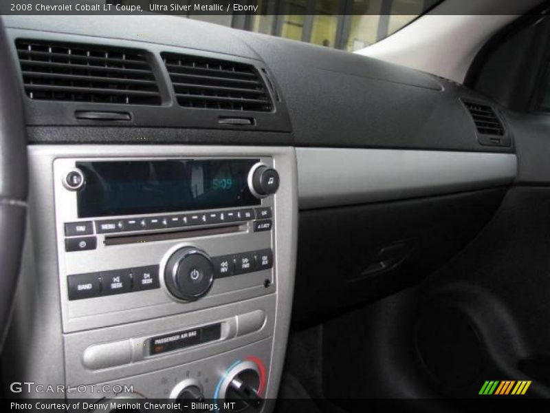 Ultra Silver Metallic / Ebony 2008 Chevrolet Cobalt LT Coupe