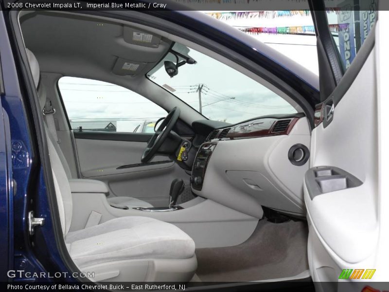 Imperial Blue Metallic / Gray 2008 Chevrolet Impala LT