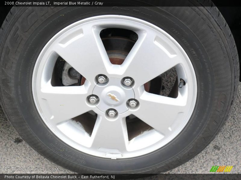Imperial Blue Metallic / Gray 2008 Chevrolet Impala LT