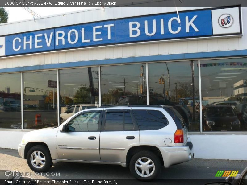 Liquid Silver Metallic / Ebony Black 2006 GMC Envoy SLE 4x4