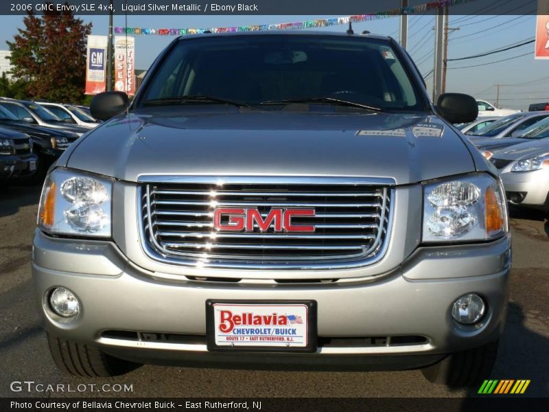 Liquid Silver Metallic / Ebony Black 2006 GMC Envoy SLE 4x4