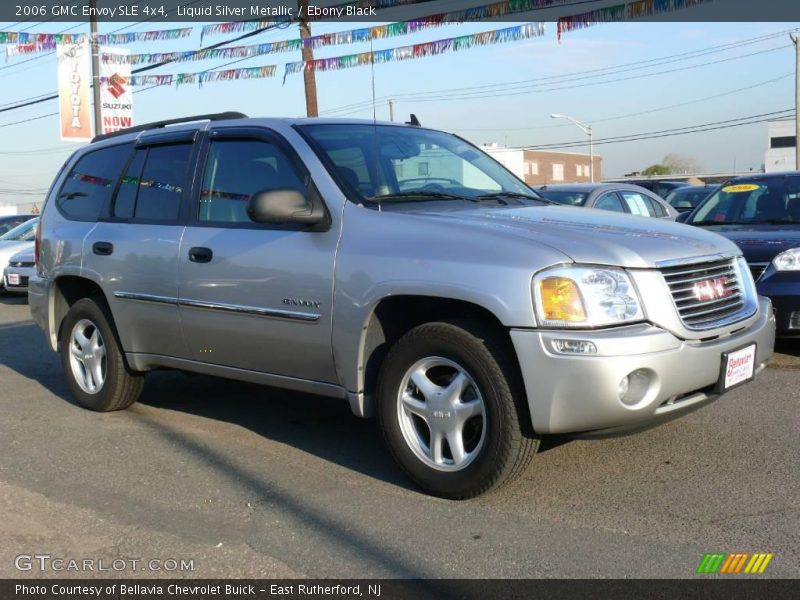 Liquid Silver Metallic / Ebony Black 2006 GMC Envoy SLE 4x4