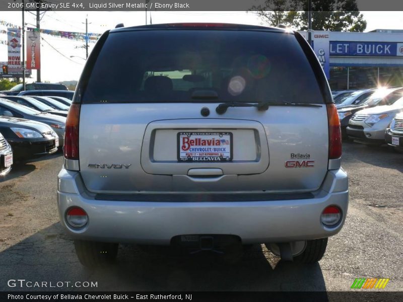 Liquid Silver Metallic / Ebony Black 2006 GMC Envoy SLE 4x4