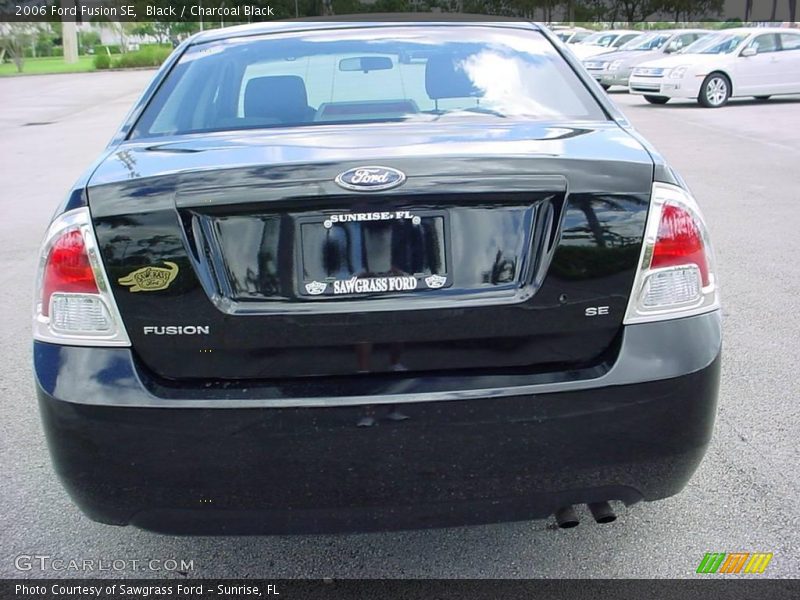 Black / Charcoal Black 2006 Ford Fusion SE