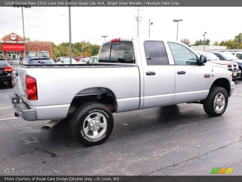 Bright Silver Metallic / Medium Slate Gray 2008 Dodge Ram 2500 Lone Star Edition Quad Cab 4x4