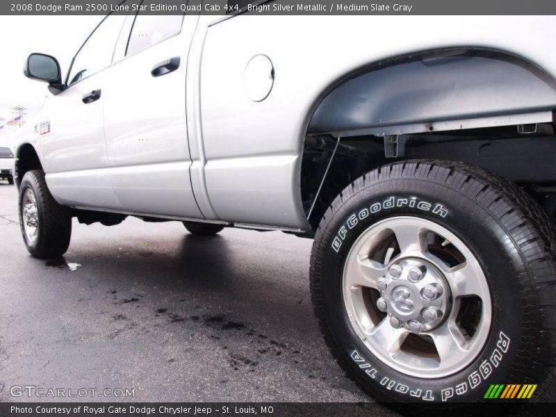 Bright Silver Metallic / Medium Slate Gray 2008 Dodge Ram 2500 Lone Star Edition Quad Cab 4x4