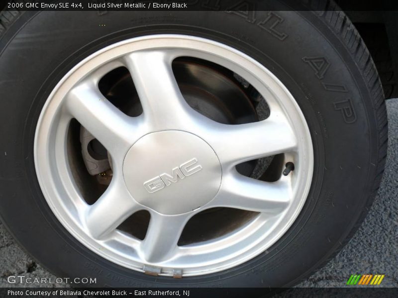 Liquid Silver Metallic / Ebony Black 2006 GMC Envoy SLE 4x4