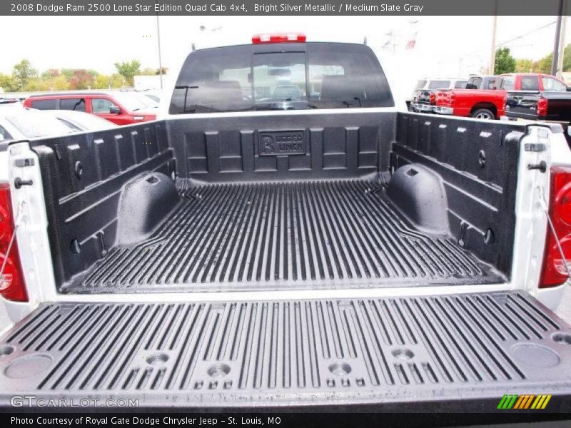 Bright Silver Metallic / Medium Slate Gray 2008 Dodge Ram 2500 Lone Star Edition Quad Cab 4x4