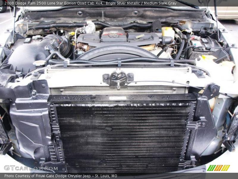 Bright Silver Metallic / Medium Slate Gray 2008 Dodge Ram 2500 Lone Star Edition Quad Cab 4x4