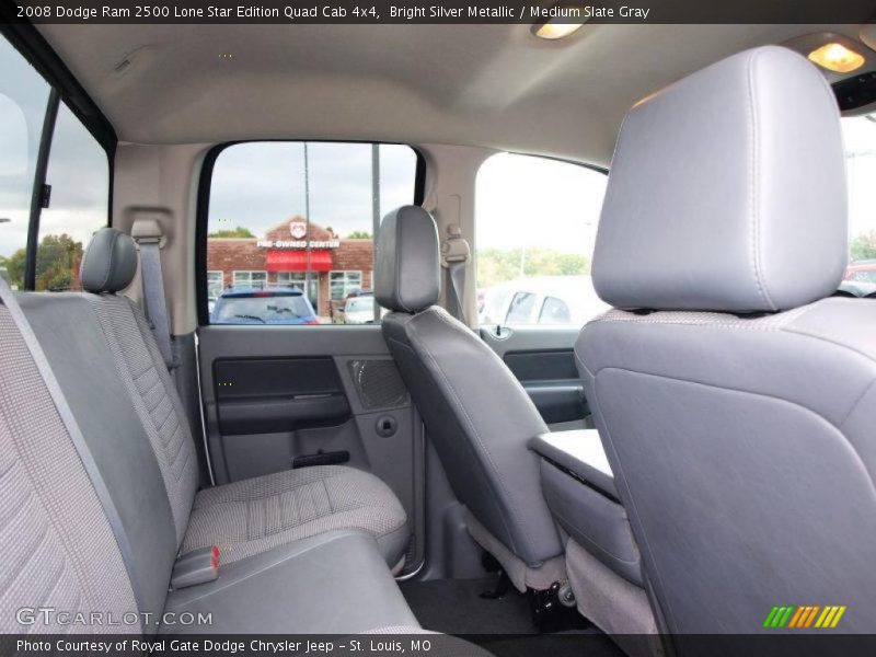 Bright Silver Metallic / Medium Slate Gray 2008 Dodge Ram 2500 Lone Star Edition Quad Cab 4x4
