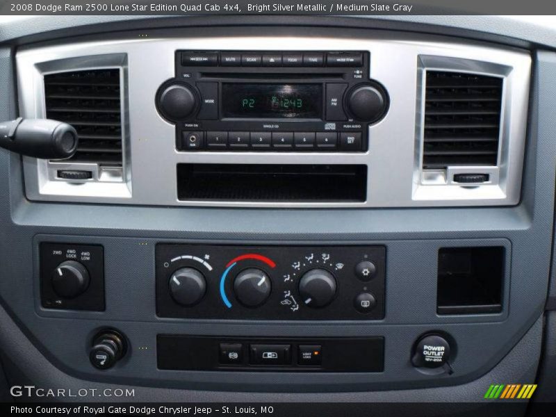 Bright Silver Metallic / Medium Slate Gray 2008 Dodge Ram 2500 Lone Star Edition Quad Cab 4x4
