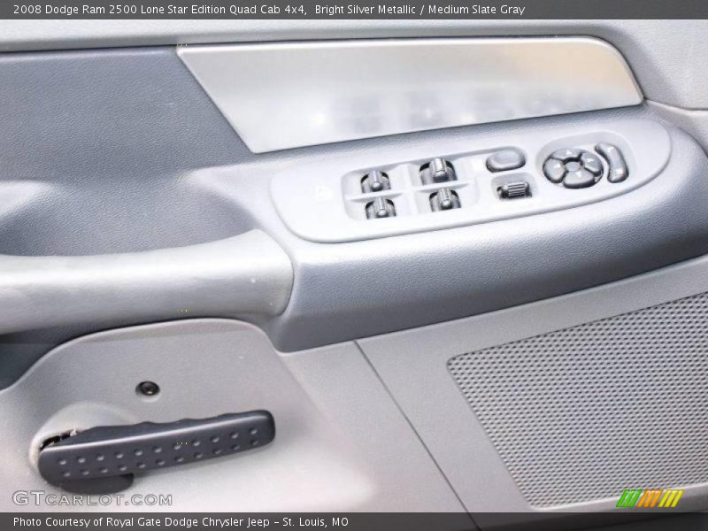 Bright Silver Metallic / Medium Slate Gray 2008 Dodge Ram 2500 Lone Star Edition Quad Cab 4x4