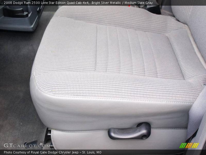 Bright Silver Metallic / Medium Slate Gray 2008 Dodge Ram 2500 Lone Star Edition Quad Cab 4x4