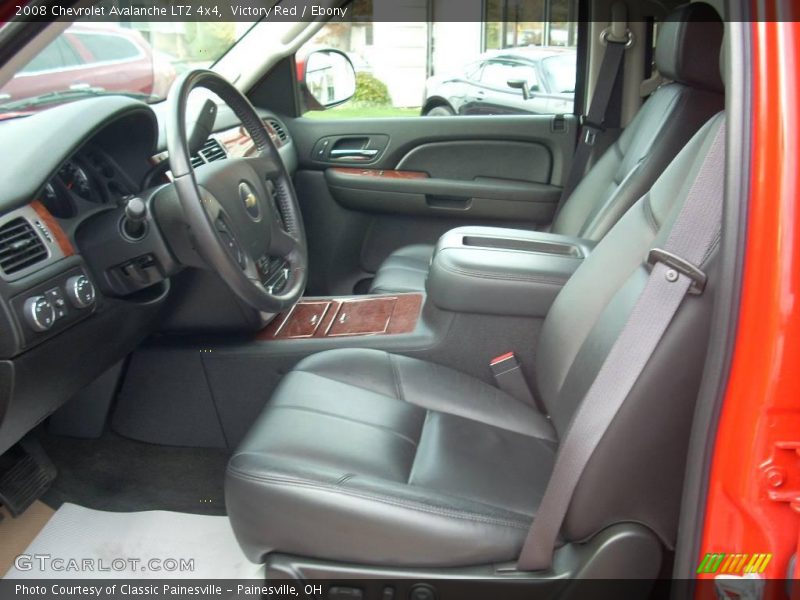 Victory Red / Ebony 2008 Chevrolet Avalanche LTZ 4x4