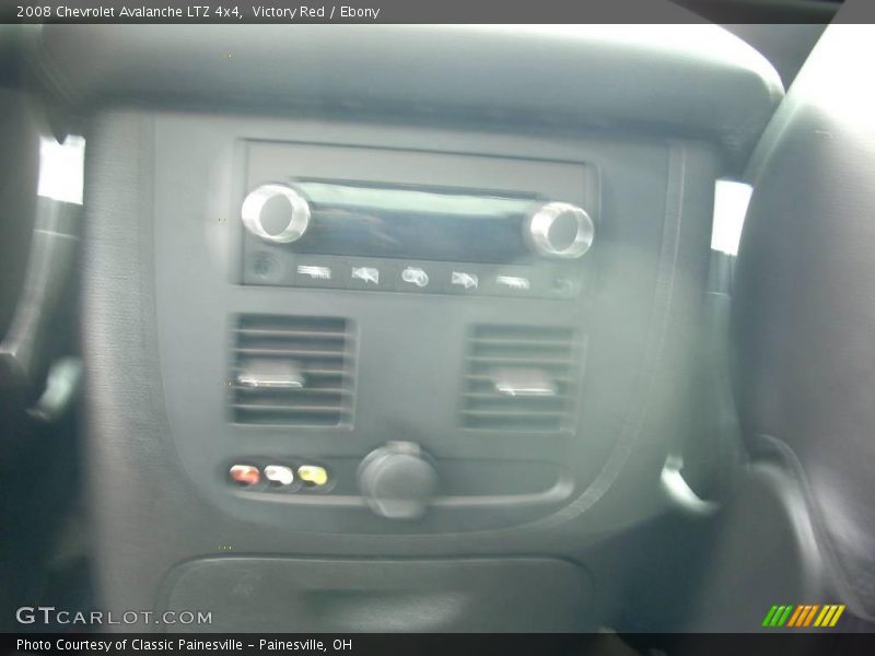 Victory Red / Ebony 2008 Chevrolet Avalanche LTZ 4x4
