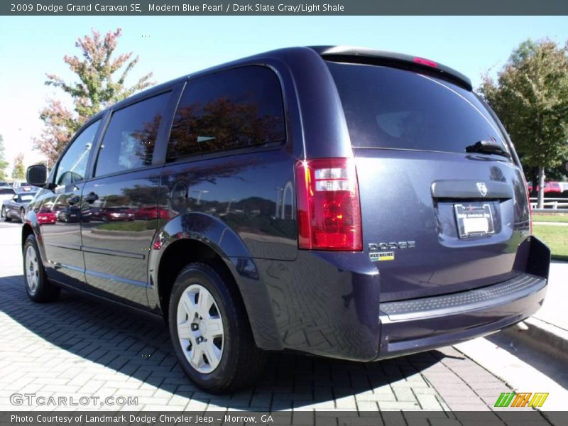 Modern Blue Pearl / Dark Slate Gray/Light Shale 2009 Dodge Grand Caravan SE