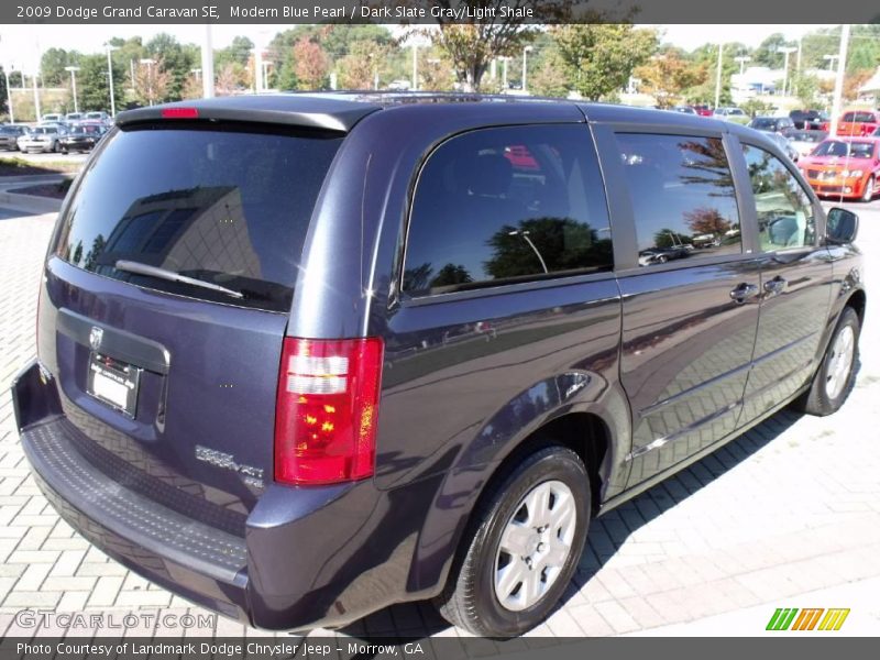 Modern Blue Pearl / Dark Slate Gray/Light Shale 2009 Dodge Grand Caravan SE