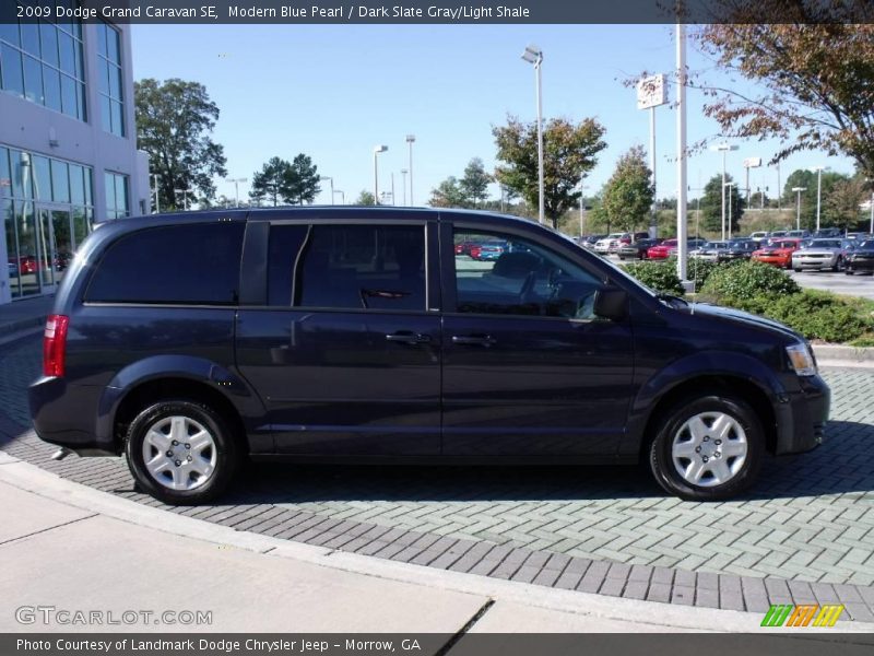 Modern Blue Pearl / Dark Slate Gray/Light Shale 2009 Dodge Grand Caravan SE