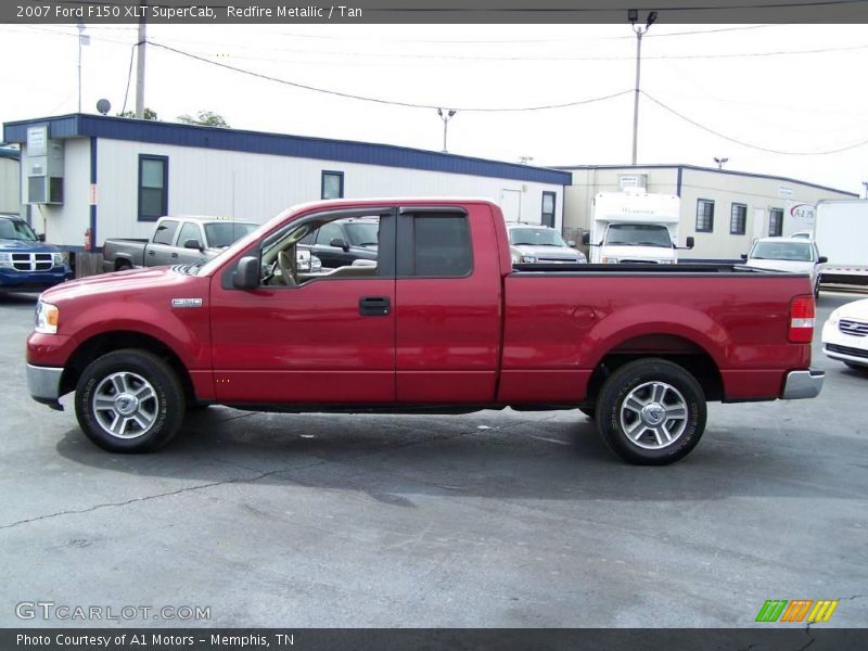 Redfire Metallic / Tan 2007 Ford F150 XLT SuperCab